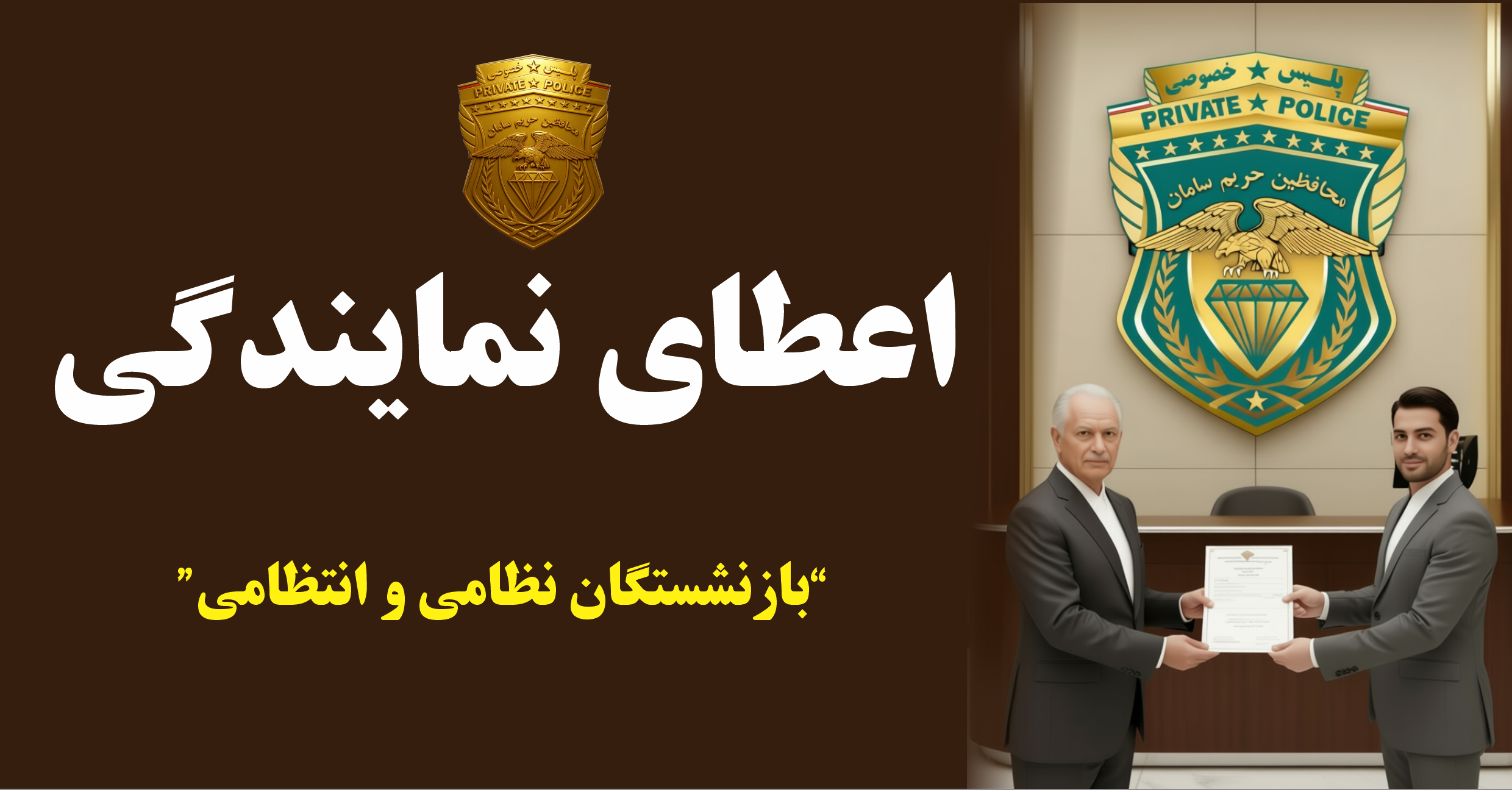 اعطای نمایندگی به بازنشستگان نیروهای مسلح ،نظامی و انتظامی