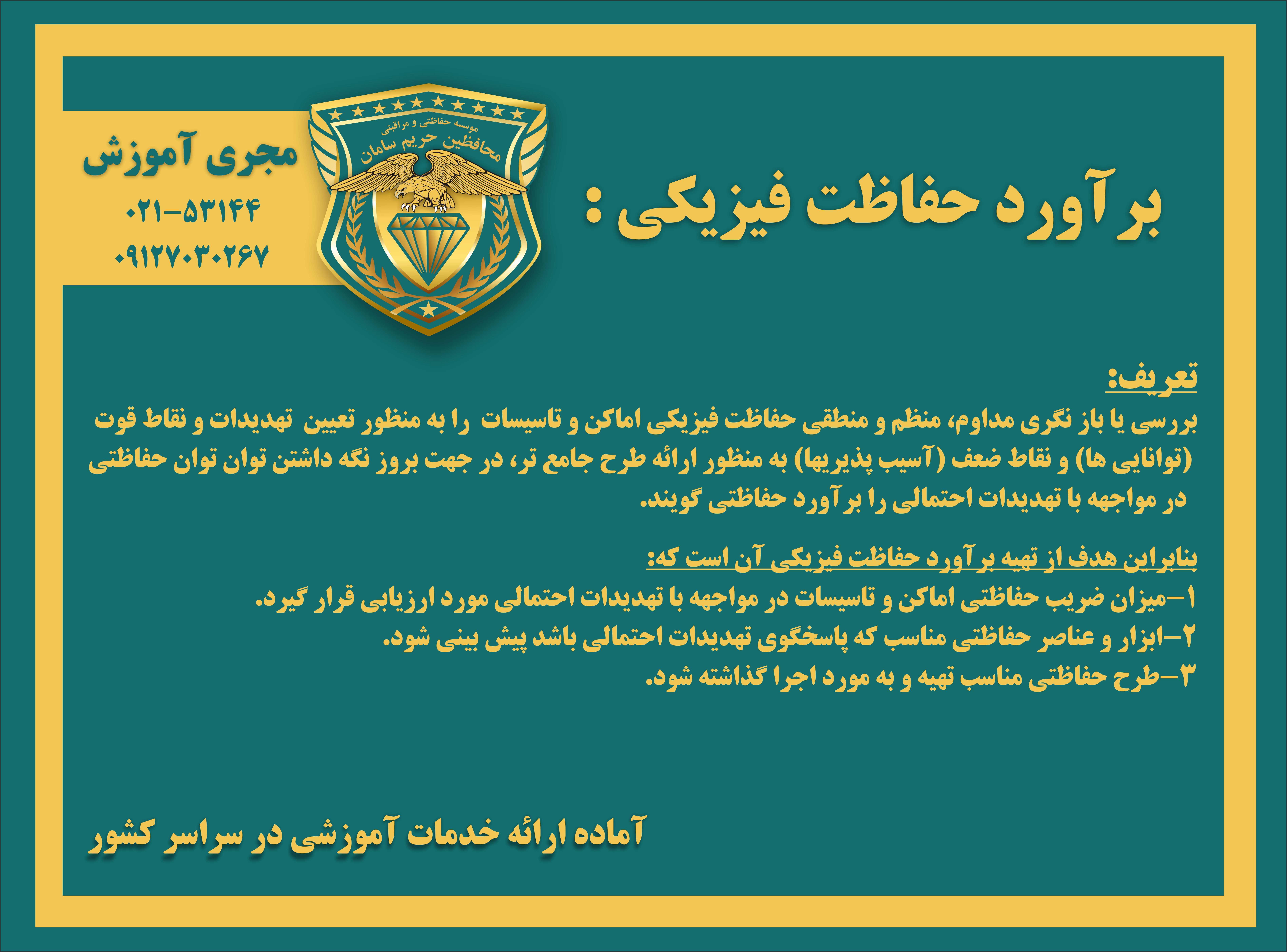 برآورد حفاظت فیزیکی