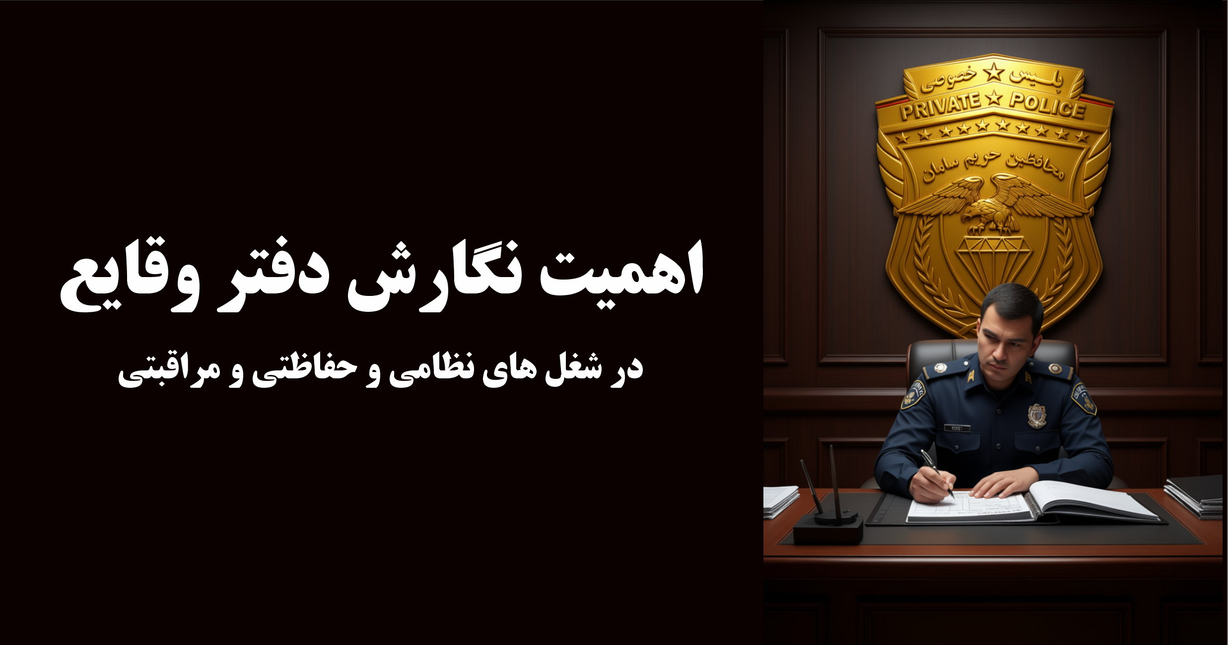 نوشتن دفتر وقایع