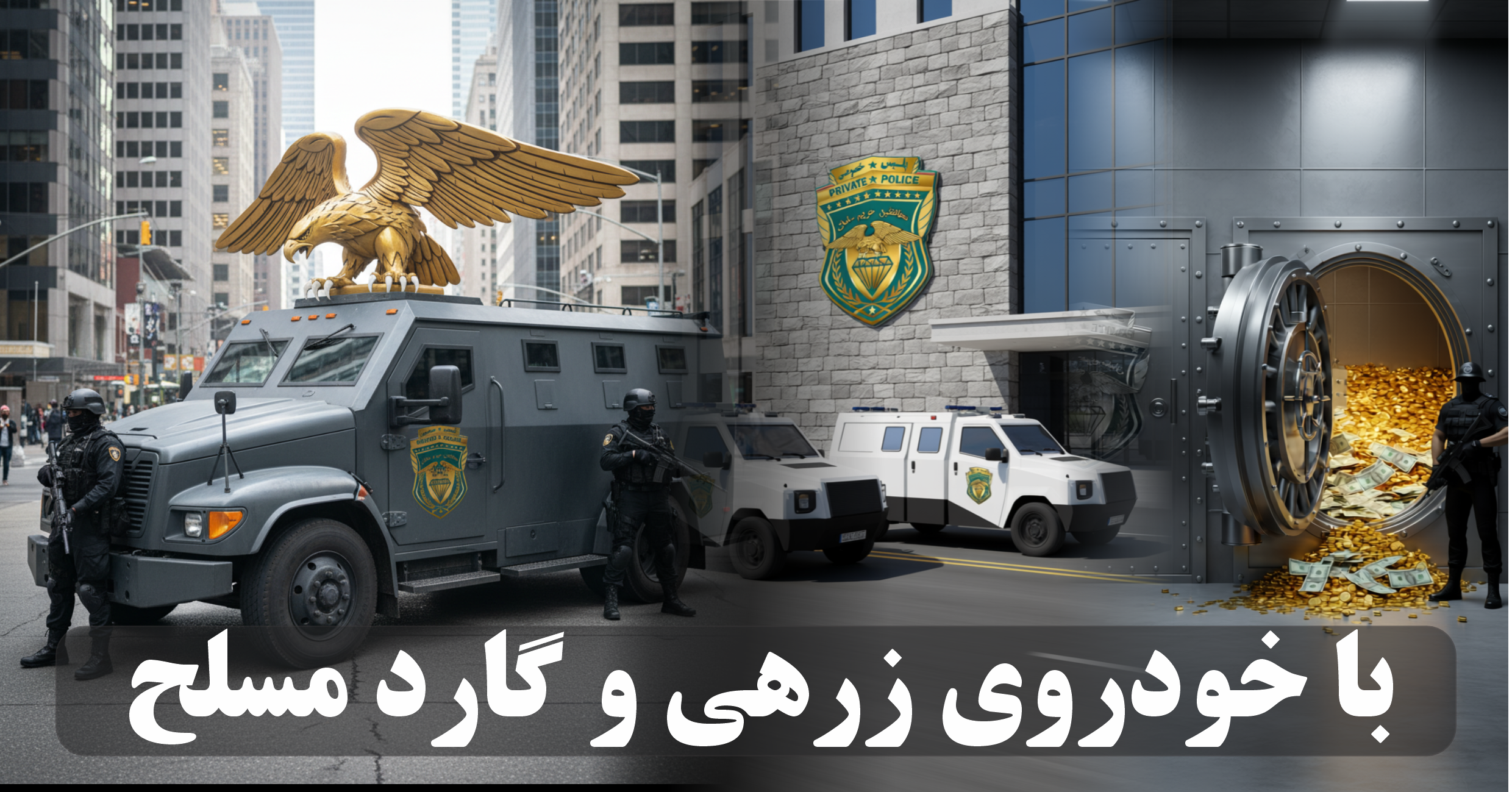 حمل طلا و محموله با گارد مسلح 